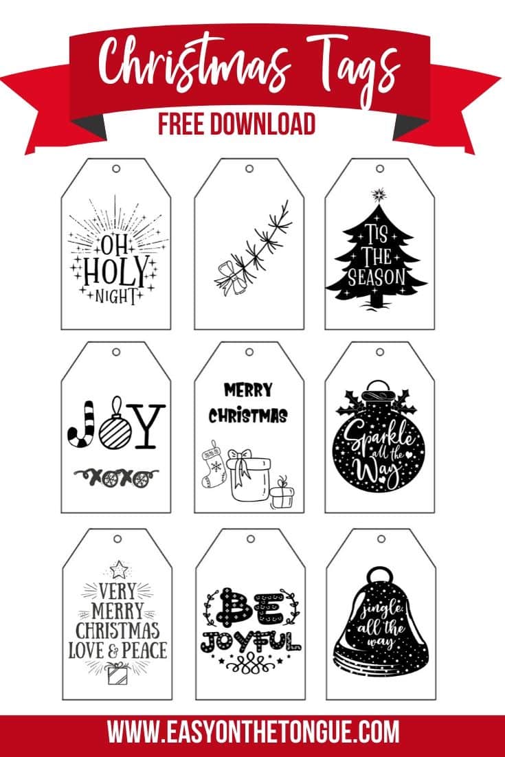 last-minute free printable christmas gift tags